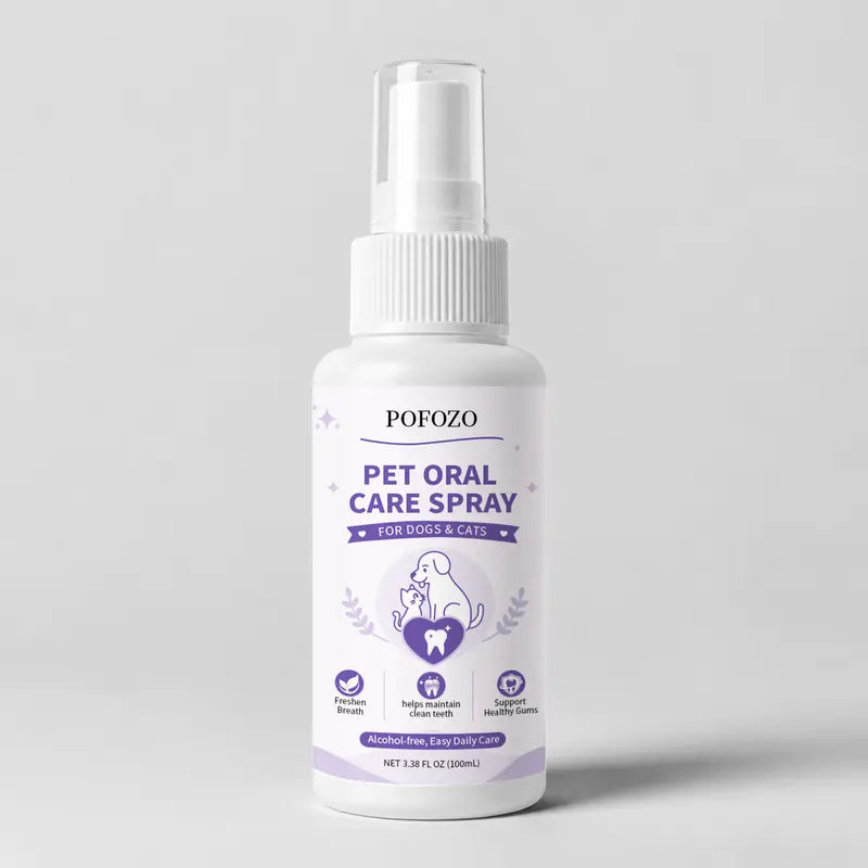 POFOZO Dental Spray Dog Oral Care Supplies - Pet Grooming Product for Canine Dental Hygiene